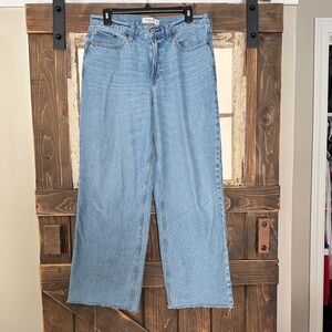 Abercrombie & Fitch Classic Blue wide Leg Jeans